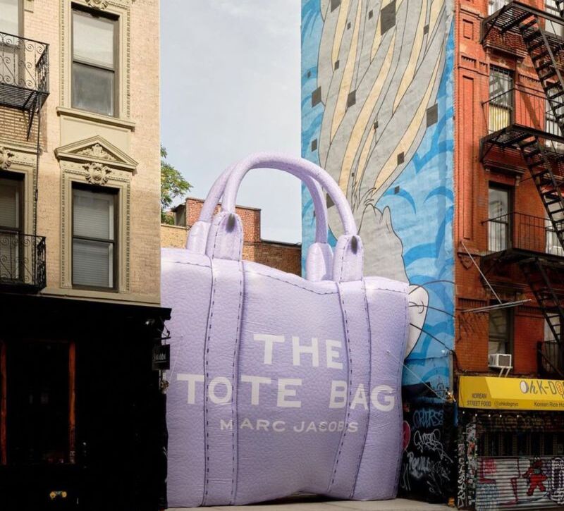 Custom inflatable product display showcasing brand packaging